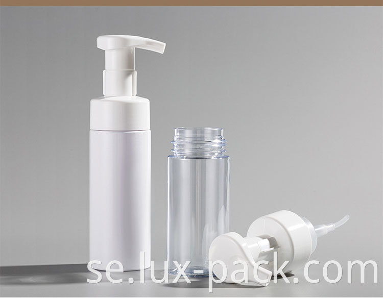 50 ml 100 ml 150 ml platt ansikte rengöring av skumflaskeskummande flaskan Sanitizer -flaska